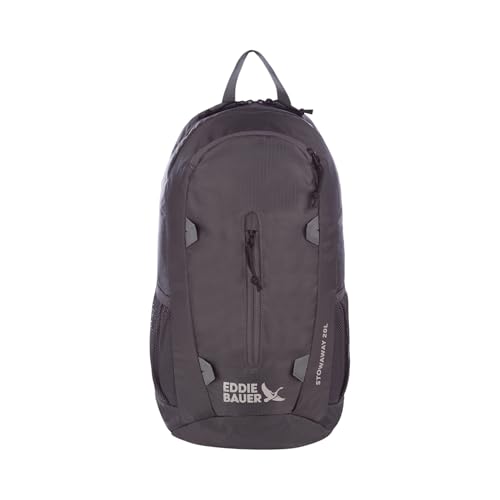 Image of Eddie Bauer Stowaway Packable Backpack | Travel | Outdoor | Lightweight | Foldable | Durable | Ripstop Polyester | 20L - Dark Smoke