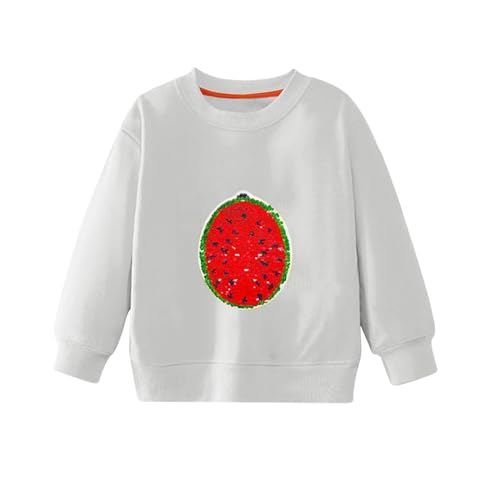 Boys' Zip Up Hoodie Sweatshirt Boys And Girls Sweatshirt Pullover Spring And Autumn Color for (White, 4-5 Years)