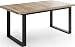 Produktbild WFL GROUP Ausziehbarer Rechteckiger Esstisch im Loft-Stil mit Schwarzen Metallbeinen  Industrieller Tisch für Wohnzimmer  Ausziehbar von 140 cm auf 180 cm  Made in EU  Sonoma Eiche