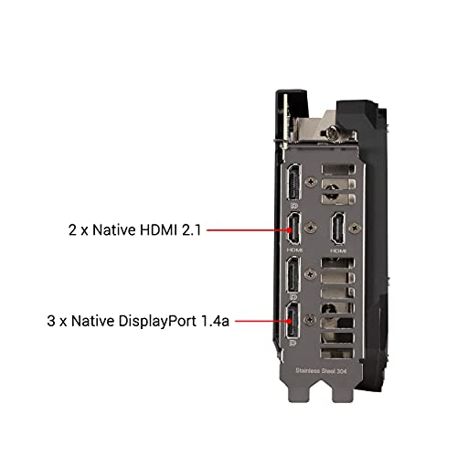 Image of ASUS ROG Strix NVIDIA GeForce RTX 3060 OC Edition Gaming Graphics Card (PCIe 4.0, 12GB GDDR6, HDMI 2.1, DisplayPort 1.4a, Axial-tech Fan Design, 2.7-Slot, Super Alloy Power II, GPU Tweak II) (Renewed)