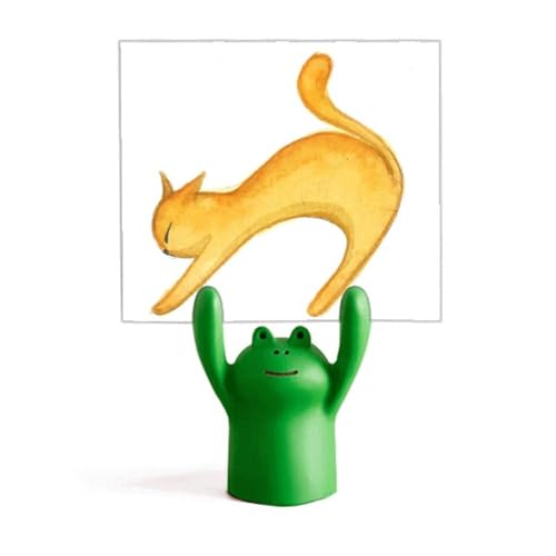 Chat Aquarelle Orange Miaoji Pince Notes pour Bureau Encombré et Rangement