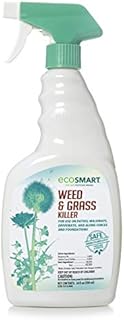 EcoSmart Natural, Glyphosate-Free Weed and Grass Killer Ready-to-Use Spray Formula for Lawns, Patios, Driveways and Pavers, 24 Ounce Bottle