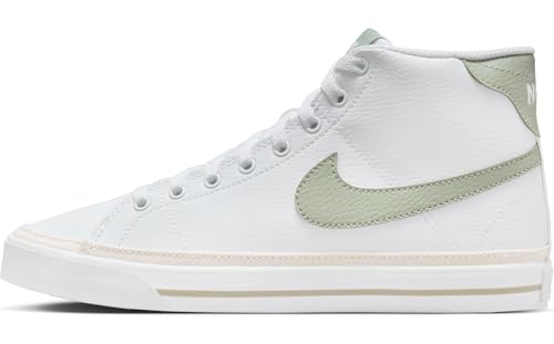 Nike Court Legacy Mid Next Nature Women's Shoes (FV6036-101, White/Phantom/Jade Horizon)