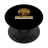 Shift Happens Underground Lustiger U-Bahnbetreiber Zug Fahrer PopSockets Klebender PopGrip
