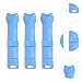 3X Cat Strip Squeeze Spoon Cat Treat Dispenser,Cute,Cat Stripe Snack Squeezer Cat Strip Feeders for Snack Wet Food, Blue