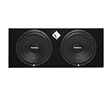 rockford subwoofer for car 2 x 30 cm (12) Dual-Bassreflexbox; Leistung: 400/800 Watt RMS/MAX.; Impedanz: 2 Ohm; kompakt; hochwertiger schwarzer Teppichbezug; 2 x R1S4-12 Woofer mit 2.0 (50 mm) VC; Abmessungen: 36,5 x 86,5 x 31,8 cm