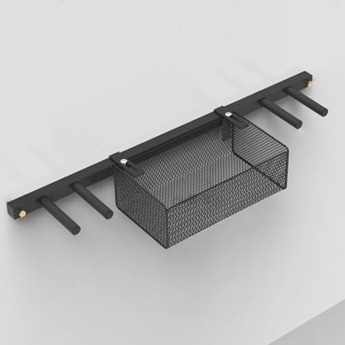 Support mural raquettes badminton suspendu pour optimiser l'espace