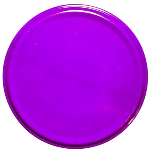 ONONEXPRESS –82 mm Metal Spare Lids For Pickle and Larger Jars/Multipurpose (Twist Off Lid) (10, Purple)