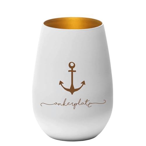 KT-Schmuckdesign Windlicht - Ankerplatz - Teelichthalter, Geschenkidee, Maritime Deko, Anker, Gravur, Kerzenhalter