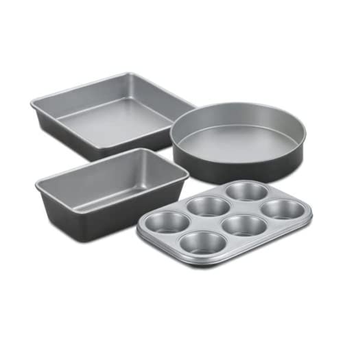 Cuisinart Chef's Classic Nonstick Bakeware 4-Piece Starter Set,Silver/Black #TOP1