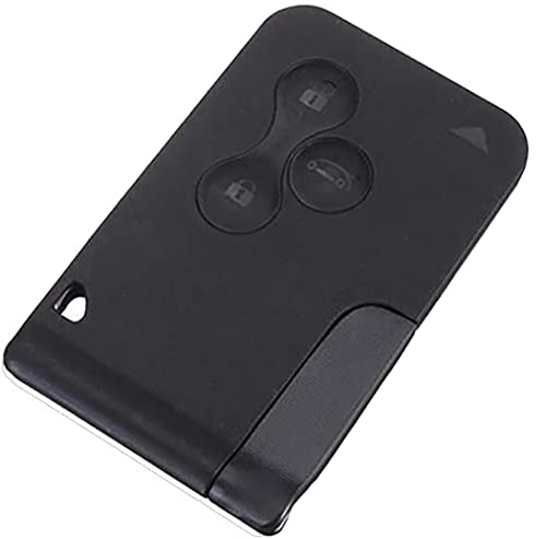 Pro-Plip Smartcard Carte cle Compatible pour Renault 3 Boutons Clio 3 Megane 2 Scenic 2 Koleos Logan Coque telecommande plip