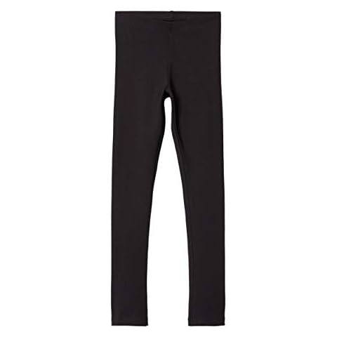 Name It Baby Girls' Black Leggings Cover
