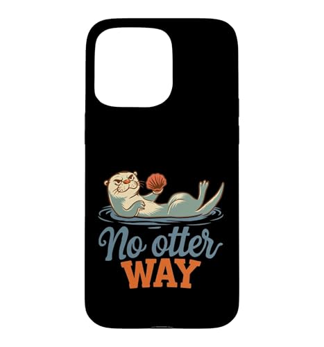 No Otter Way �ʔ�������ꃉ�b�R �A�j�}���f�U�C�� �X�}�z�P�[�X iPhone 15 Pro Max �p