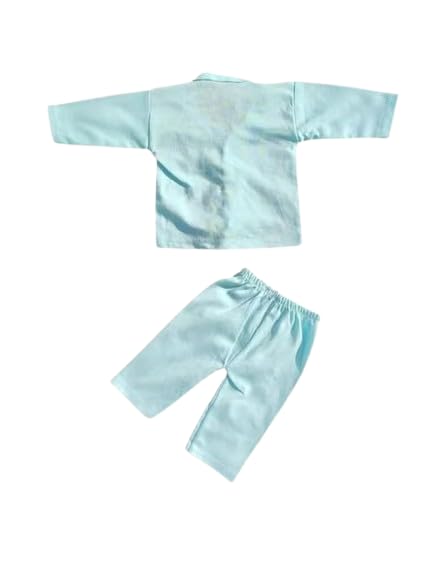 Image of Baby Full Sleeve Jhabla and Pyjama Set, Pack of 3