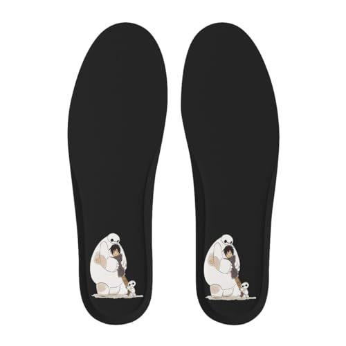 ベイマックス インソール 靴 クッション 中敷き 低反発 軽量 通気性 汗を吸収する 柔らかい 快適 大きいサイズ 摩擦防止 洗える スポーツシューズ バスケットボールシューズ サッカーシューズ用 普段は 四季を通じて 男女兼用