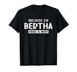 Bertha Personalized Name Apparel