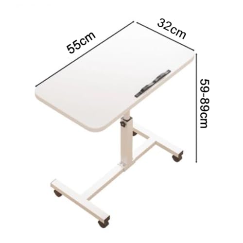 Chariot pour ordinateur portable mobile C table de chevet réglable