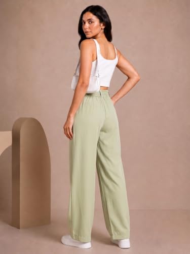 Image of Womens NS Lycra Korean High Waist Straight Pants