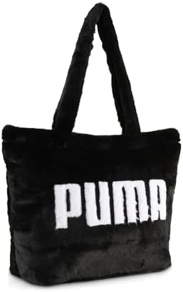 PUMA 091712 UP FAUX FUR Shopper Handbag, 25 Fall/Winter Color Puma Black (01), Free Size