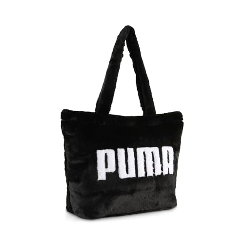 PUMA Up Faux Fur Shopper Puma Black