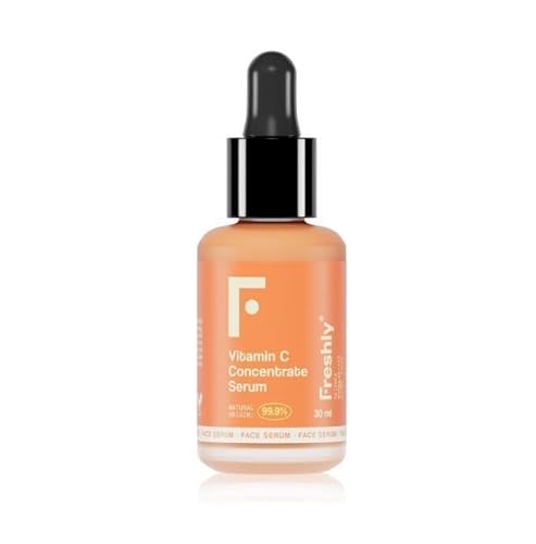 Freshly Cosmetics Vitamin C – Sérum facial antioxidante con vitamina C y extractos naturales, 30 ml
