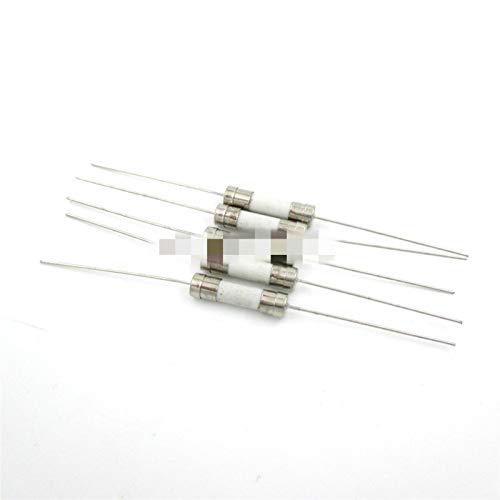 Fusibles 10 pièces céramique 6.3A 250V tube d'assurance à broches 520mm de rechange