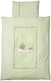 easy baby sleeping bear natur  Easy Baby 410-84 Bettwäsche 100/135 cm Sleeping Bear grün