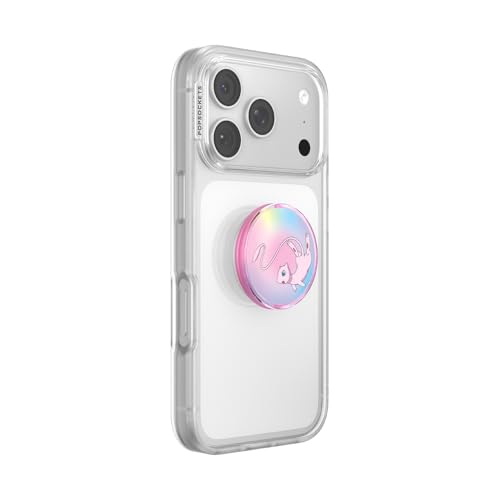 Image of PopSockets PopTop, Adhesive Phone Grip with Swappable Top, Pokemon - Mew Whimsy