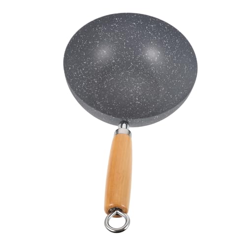 Wok pequeño de hierro inoxidable Cabilock fácil de manejar miniatura 1