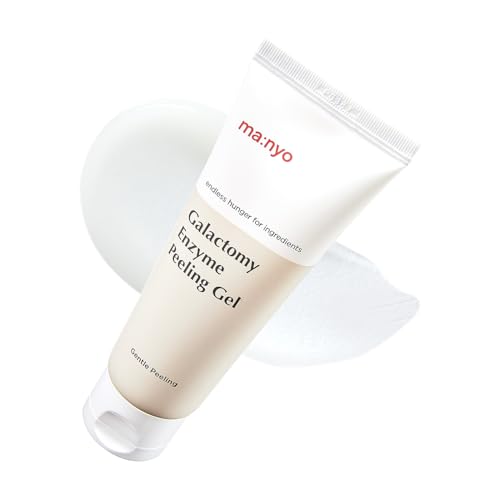 MANYO Galactomy Enzyme Peeling Gel, Face and Body Scrub, Dead Skin Remover, Blackhead Remover, Korean Exfoliating Gel, Korean Skin Care, 2.5fl oz (75ml)