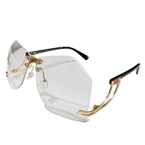 Lunettes de soleil tendance à grande monture au design rétro chic unisexe