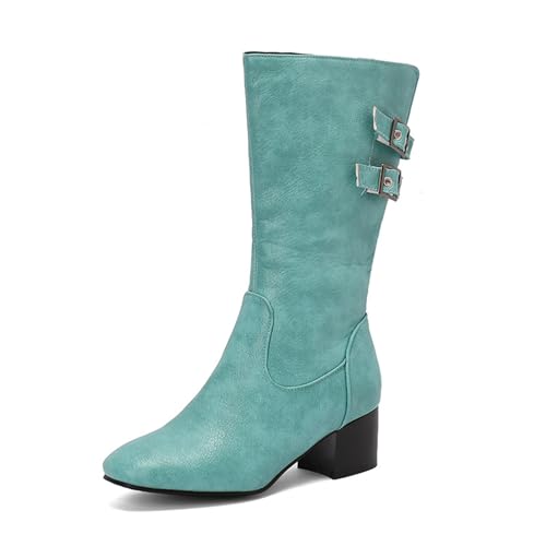 Bottes mi-mollet femme confortables à talon 5 cm idéales pour le bureau et les sorties urbaines