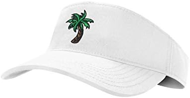 Ladies Visor Coconut Classic Unisex 100 Cotton by Cool Sporting Visor with Small Embroidery - Best Visor for Running Workouts and Outdoor Activities20Large ,20,Large