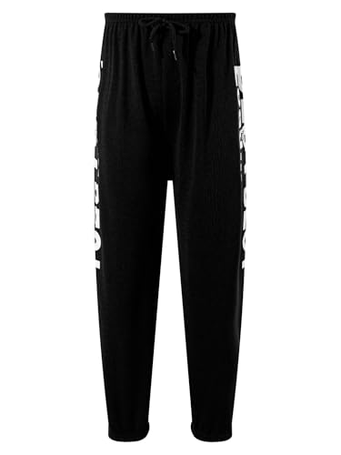 YiZYiF Kids Boys Girls Elastic Waistband Drawstring Harem Pants Letters Printed Loose Hippy Sweatpants Trousers3