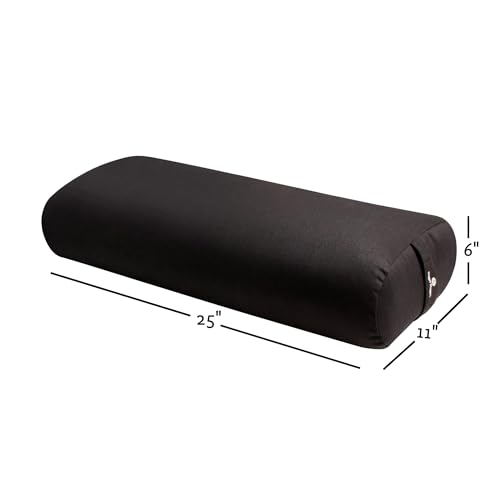 Image of Hugger Mugger Standard Yoga Bolster - Firm, Supportive, Handmade, Durable