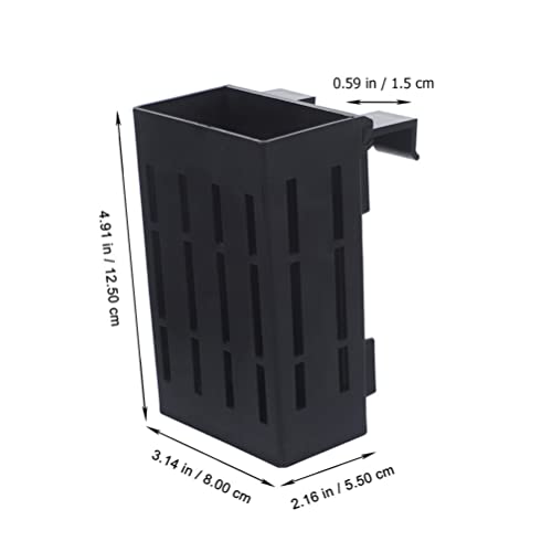 Happyyami Hanging Aquarium Plant Holder 4 Piece 4.92X3.15X2.17 Inch Aquatic Plant Baskets with Multiple Drainage Holes for Fish Tank Decoration and Healthy Growth - Image 2