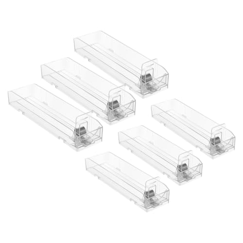 Empujador automático de cigarrillos para estantes con 6 soportes autoajustables