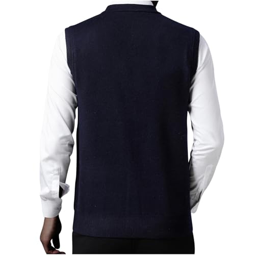 Dgoopd Argyle Sweater Vest for Men Button Down V Neck Sweater Sleeveless Knit Sweaters Lightweight Fall Sweaters4