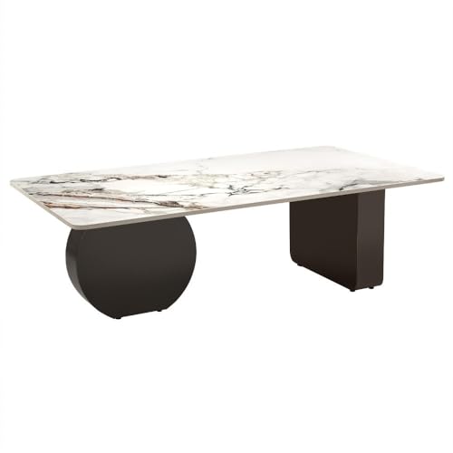 Image of Wakefit Center Table | 1 Yr Warranty | Coffee Table for Living Room Wooden, Tea Table for Living Room Wooden, Sofa Table, Free Installation from Brand, Modern Multi-Functional & Wobble-Free(Typica)