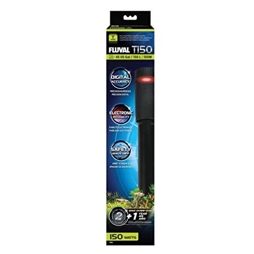 Fluval T150 Fully Electronic Heater for Freshwater Aquariums up to 45 Gal., 14882