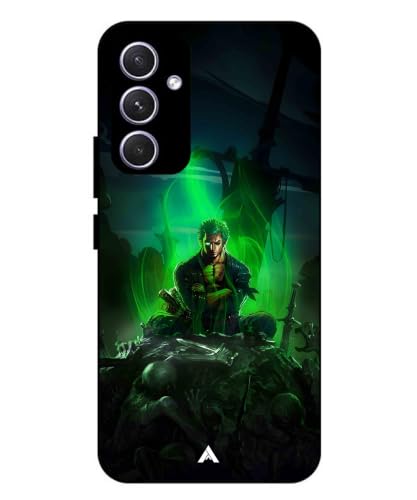 Image of Premium Anime 1 Case for Samsung Galaxy A54 (Glossy Finish) Soft-Touch Metal TPU Back Cover, Shockproof, Designer, Aesthetic Mobile Phone Case