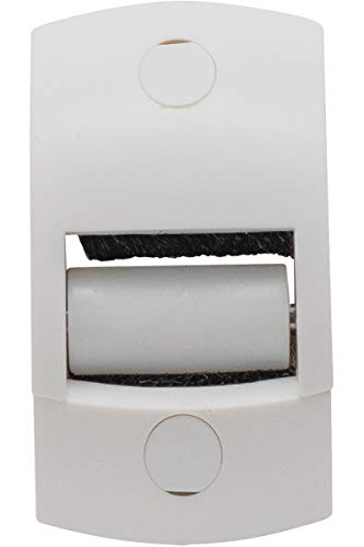 Schellenberg 15651 Guide de sangle pour volet roulant à joint brosse, pour système MAXI 23 mm, Blanc