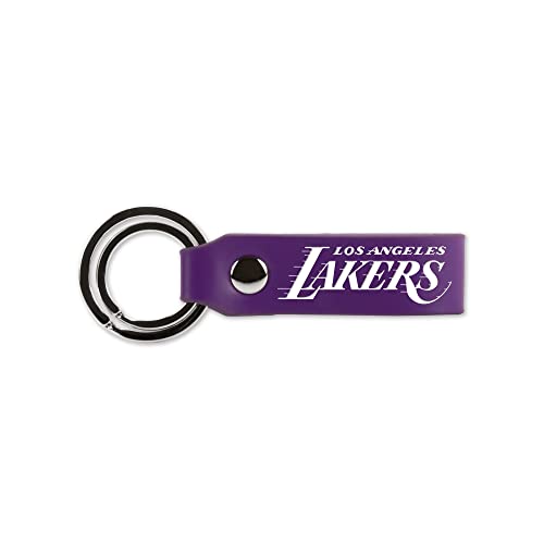 Porte-clés NBA Lakers gravé au laser en silicone de haute finition