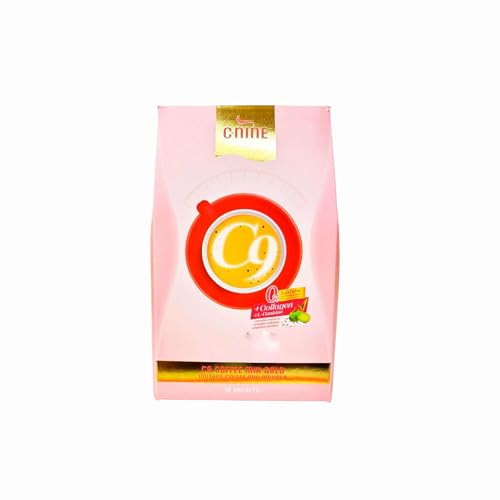 C9 Coffee Mix Gold - Instant Coffee Powder with Collagen & Natural Extracts | 10 Sachets x 15g