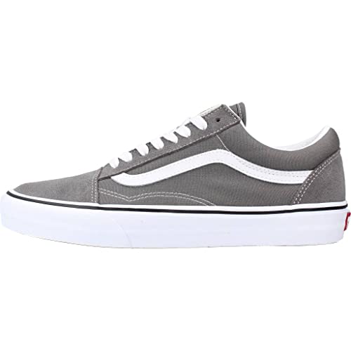 Image of Vans Unisex Plimsolls, Grey, 7 Women /5.5 Men