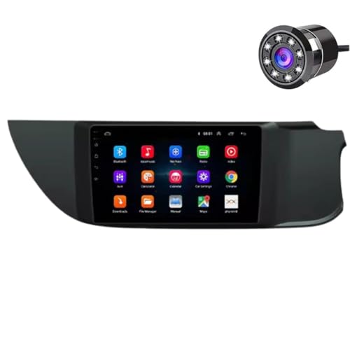 Image of Modorwy Original QLED 9 inch Zlink Car Android Stereo | OS 13 | 2GB+32GB | Display Support Car Play & Android Auto | incl. AHD Rear Camera & Frame Compatible with Maruti Alto K10-1 Year Warranty