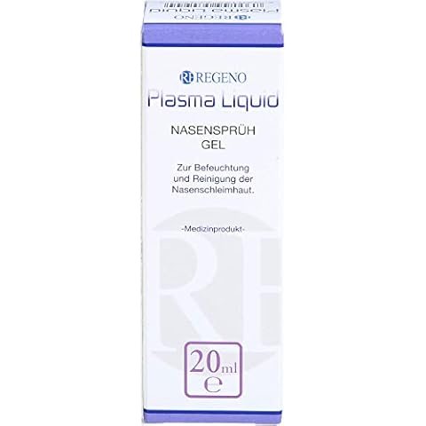 Plasma Liquid Nasensprühgel 20 ml - der Schutz gegen Viren - mit in Studien nachgewiesener Schutzwirkung - hilfreich bei Sinusitis, Pollenallergie + Infekten Cover