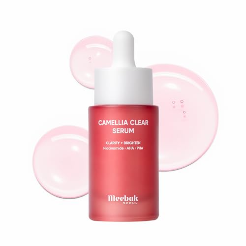 Meebak Camellia Clear Daily Exfoliating Serum – 2% Niacinamide + AHA & PHA, Gentle Chemical...