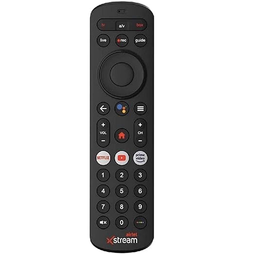 Image of Remote Control Compatible with Airtel Xstream Set Top Box (Without Voice Function)