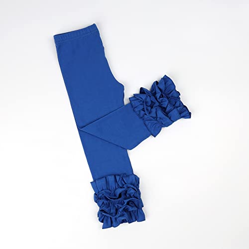 Image of HOOLCHEAN Baby Toddler and Little Girls Cotton Ruffle Leggings